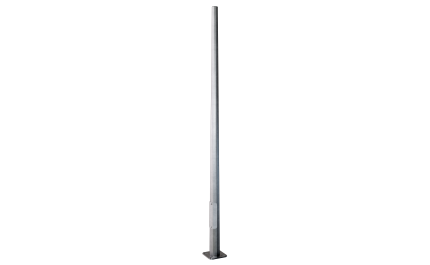 Polygonal pole 12 ft. POL OD  (Galvanized steel)